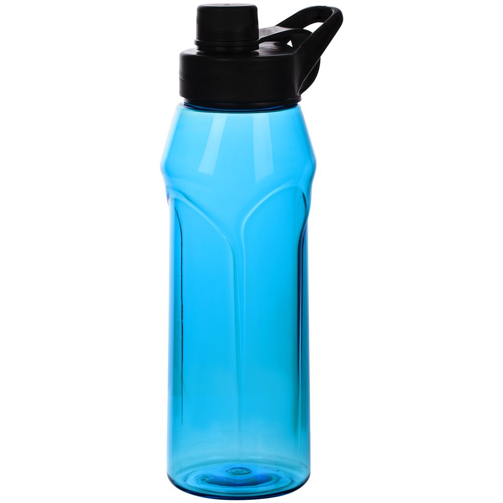 Бутылка для воды Primagrip, синяя с логотипом