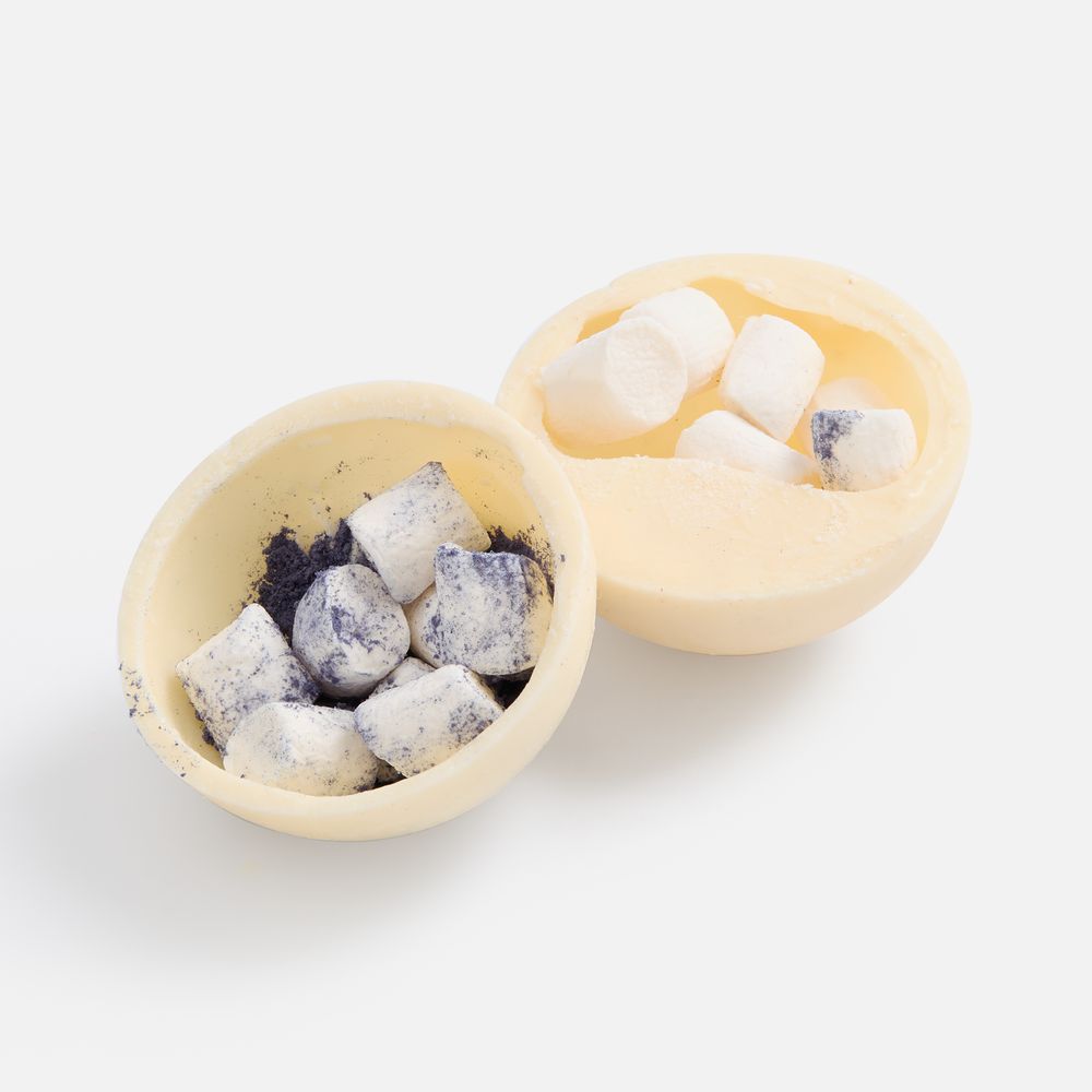 Шоколадная бомбочка Sweet Spot, голубая матча с логотипом