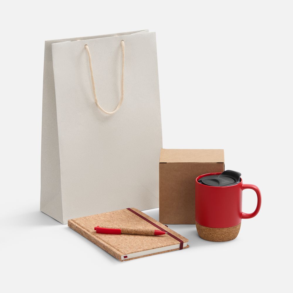 Набор Corkfolio, красный с логотипом