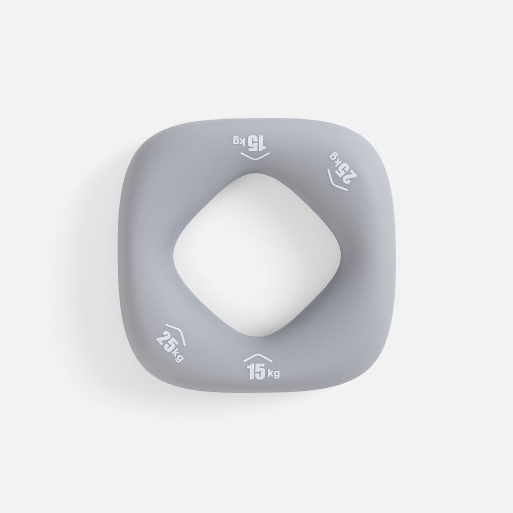 Эспандер кистевой Doubly, серый с логотипом