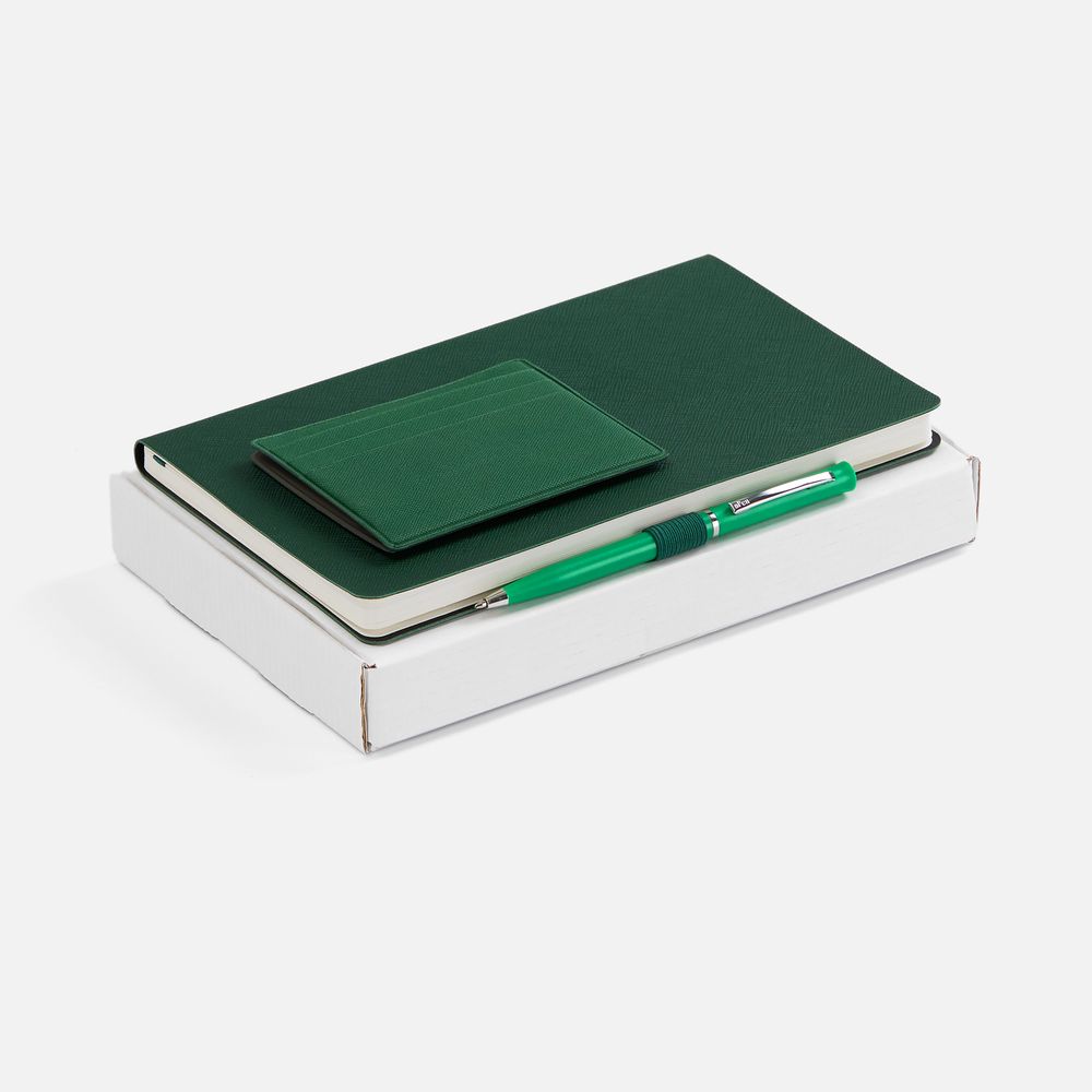 Набор Lungo Trio, зеленый с логотипом