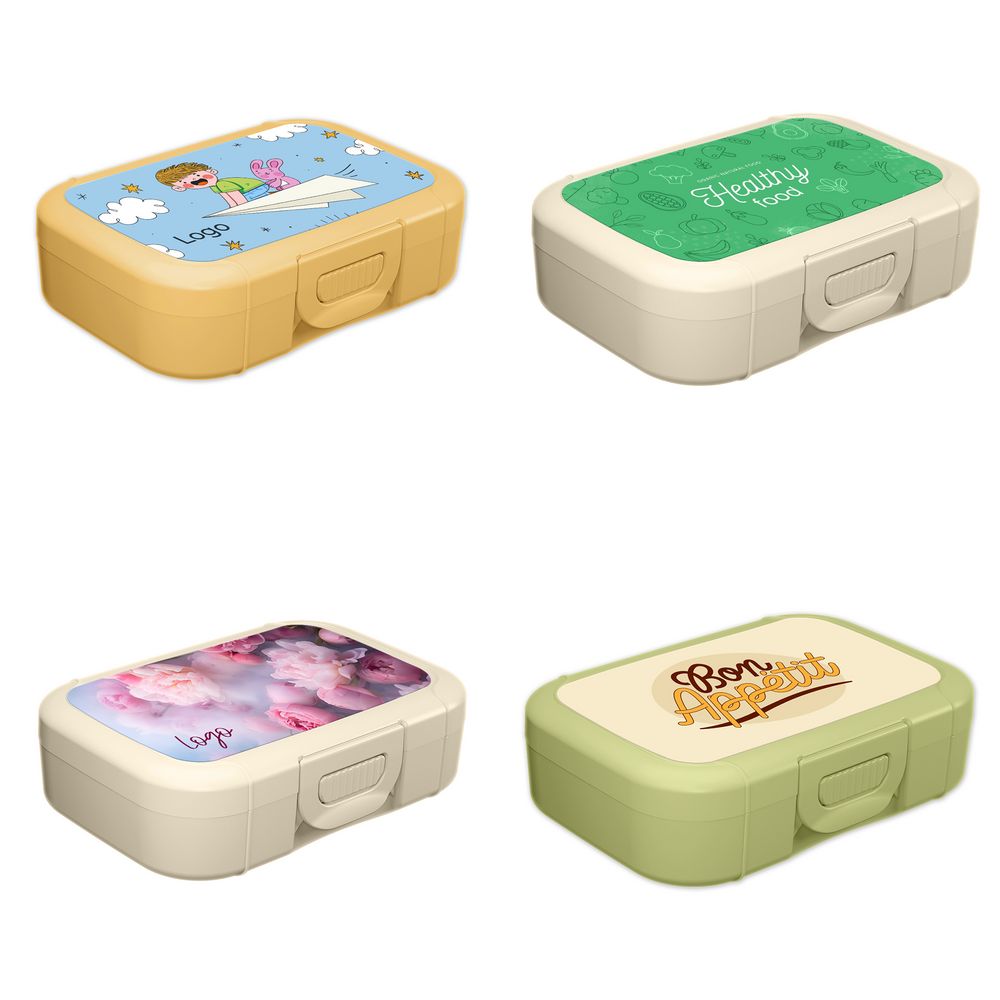 Ланчбокс с печатью Lunch Time на заказ с логотипом