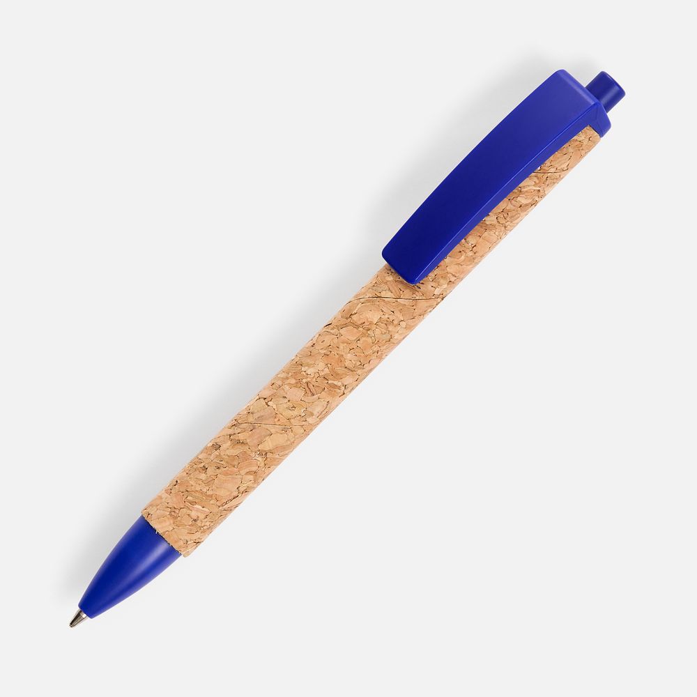 Ручка шариковая Grapho, синяя с логотипом