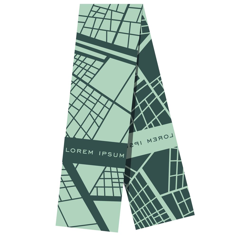 Шарф на заказ Tricksy Light, S, акрил с логотипом