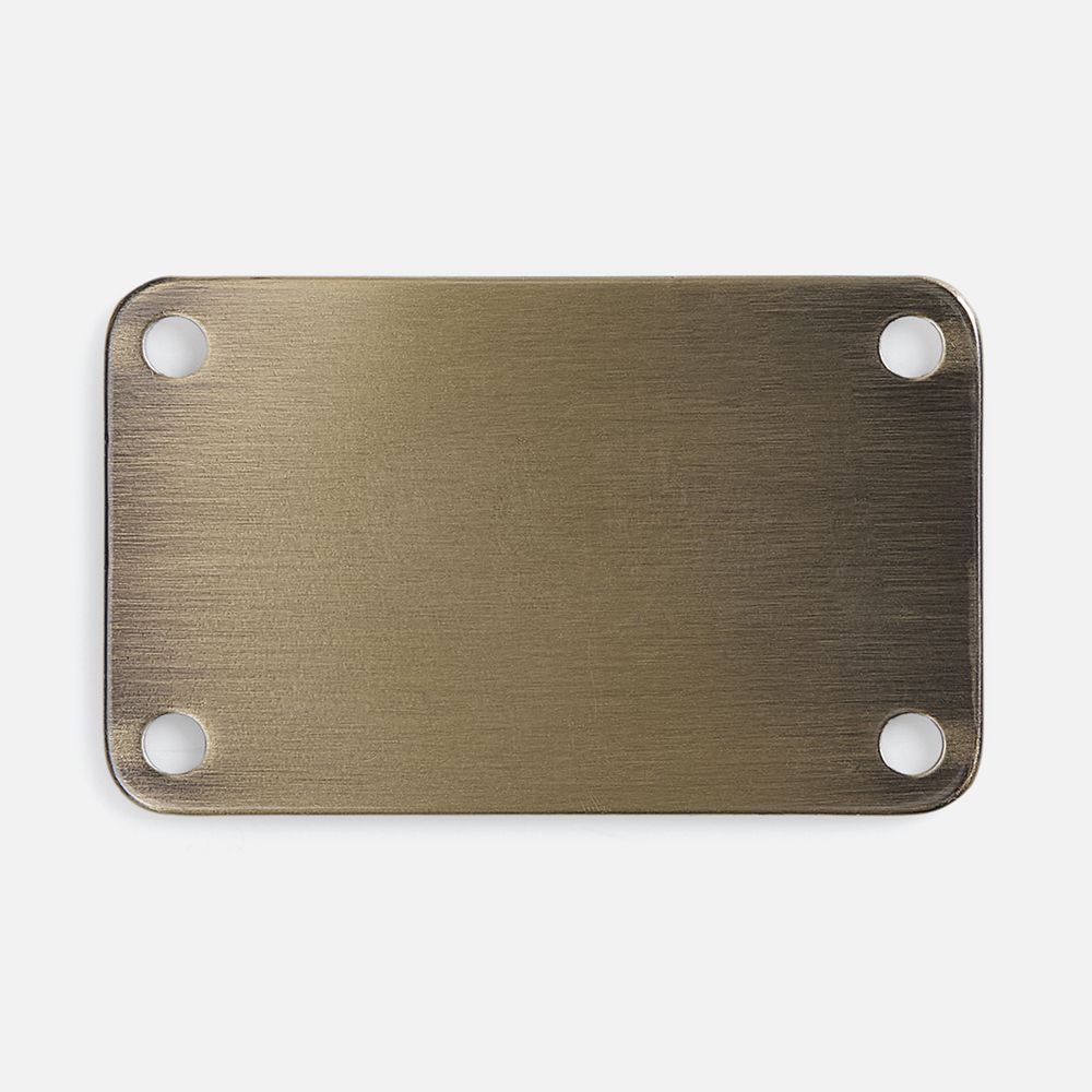 Шильдик металлический Furo, бронзовый с логотипом