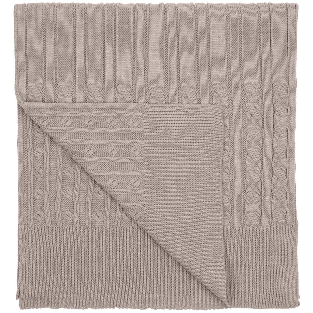 Шарф Heat Trick, бежевый меланж с логотипом