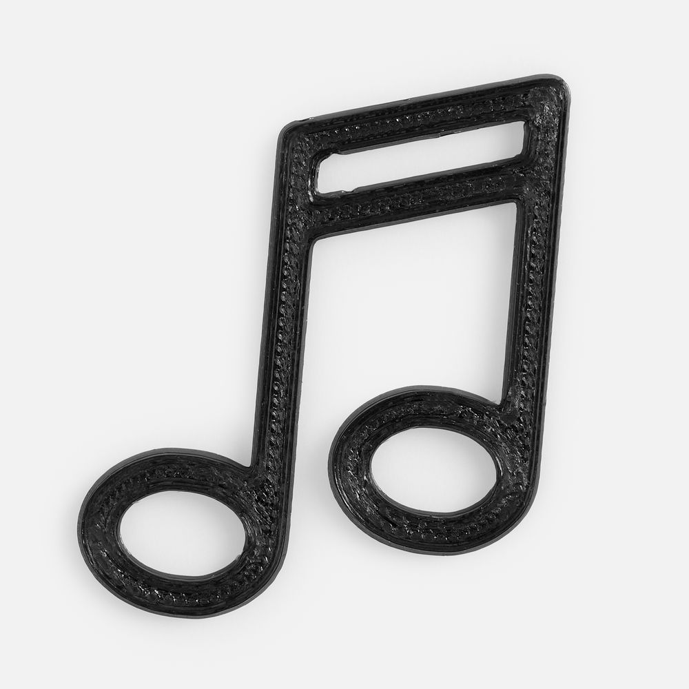 Подвеска Industry, 3D-печать на заказ, ноты с логотипом