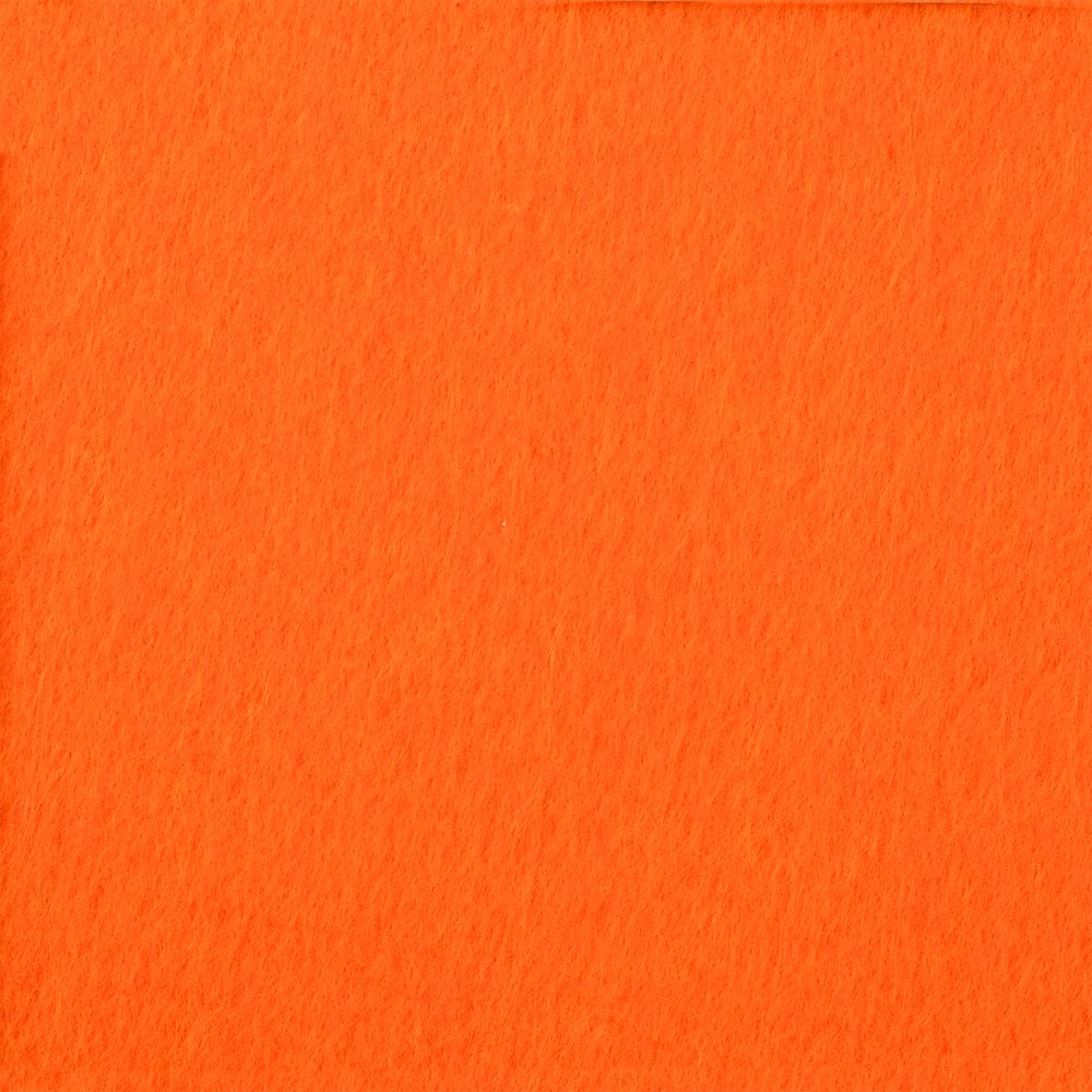 Заготовка из фетра Felt S, оранжевый неон с логотипом