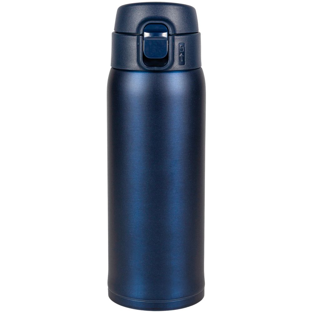 Термокружка Relaxika, ver.2, синяя с логотипом