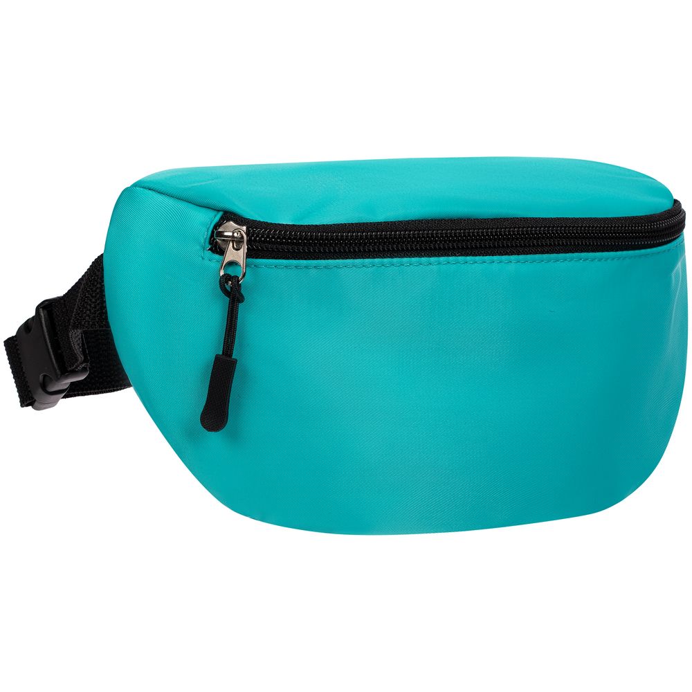 Детская поясная сумка Sonrisa, бирюзовая с логотипом