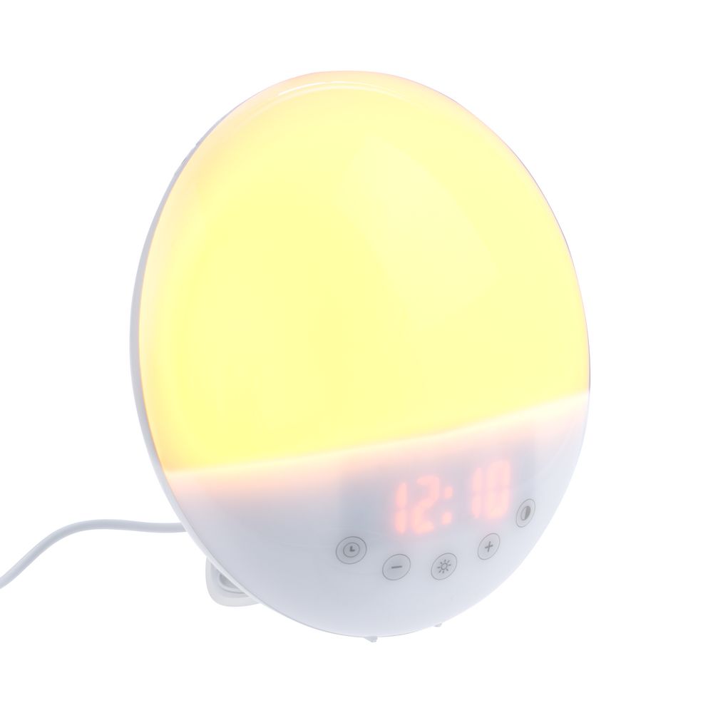 Мультимедийная станция с имитацией солнечного света dreamTime, ver.2, белая с логотипом