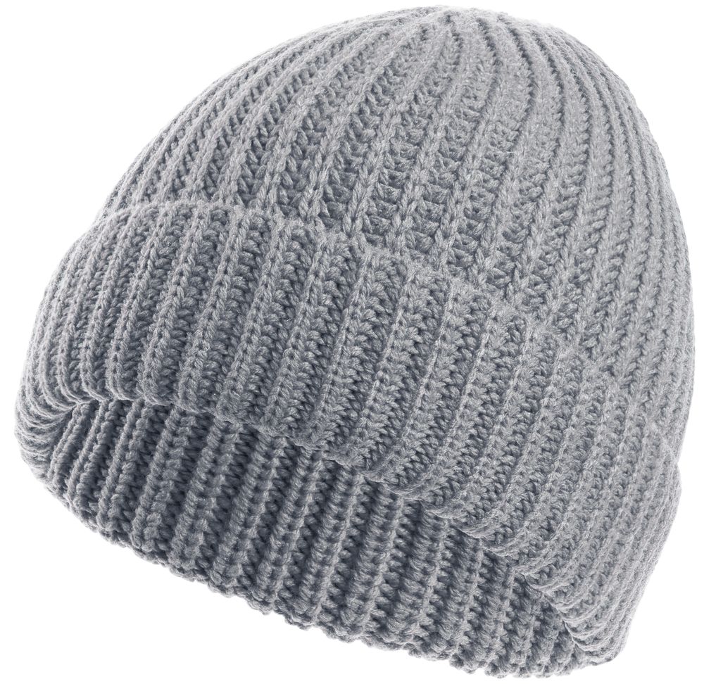 Шапка Nordkapp, светло-серый меланж с логотипом