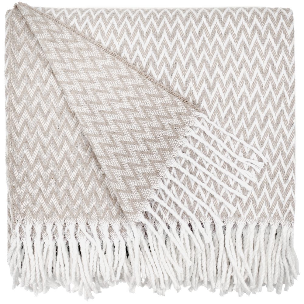 Плед Sagunt, песочный с логотипом