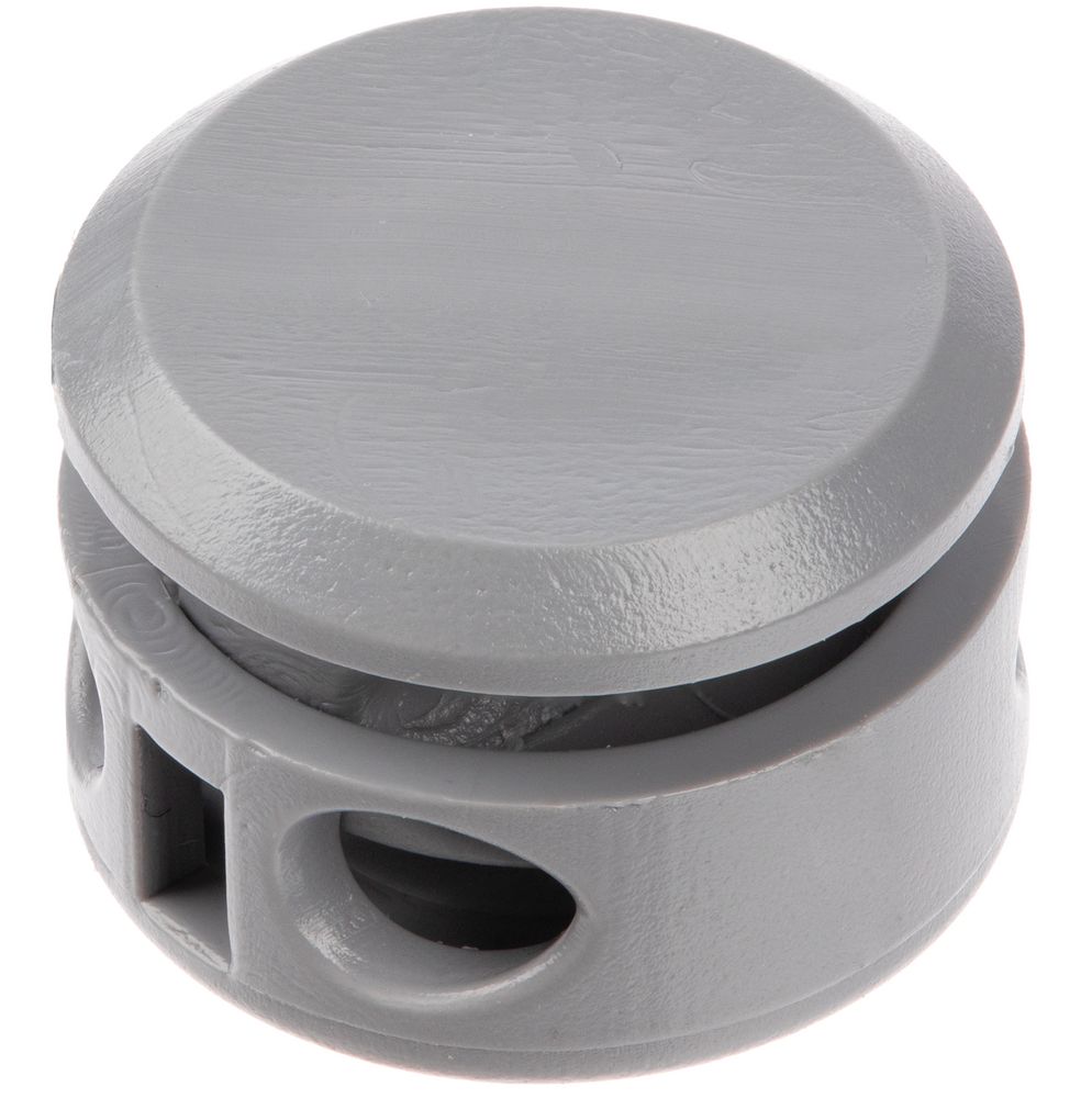 Двойной фиксатор для шнура Brogy, серый с логотипом