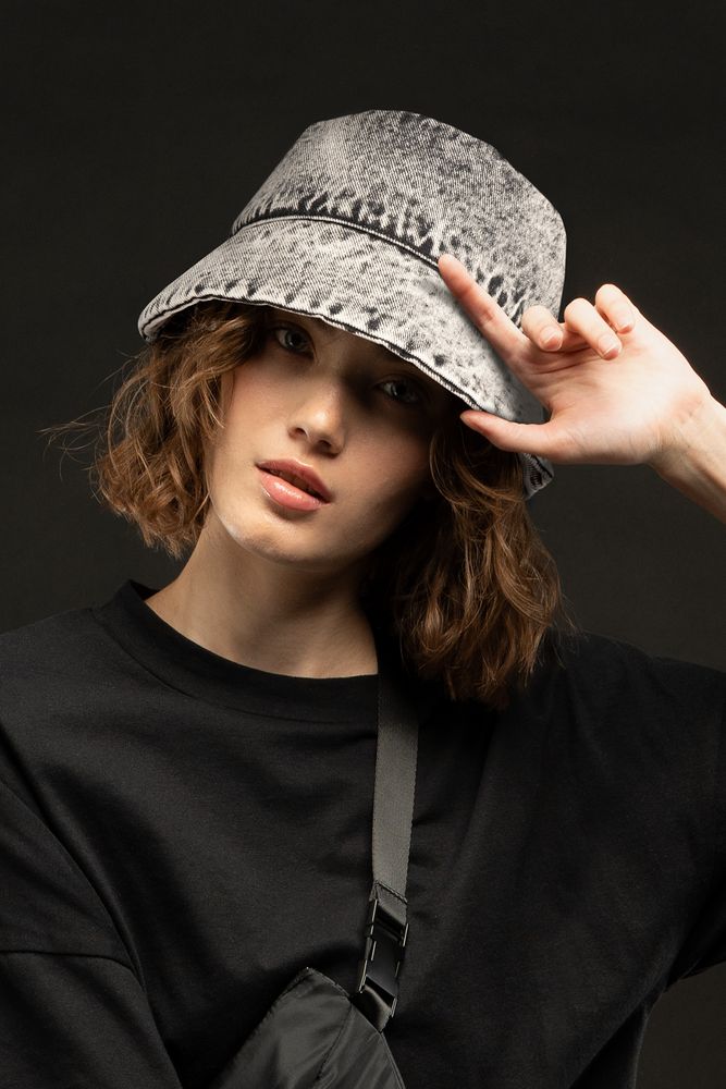 Панама C9, серая с логотипом