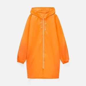 Дождевик Rainman Zip, оранжевый неон с логотипом