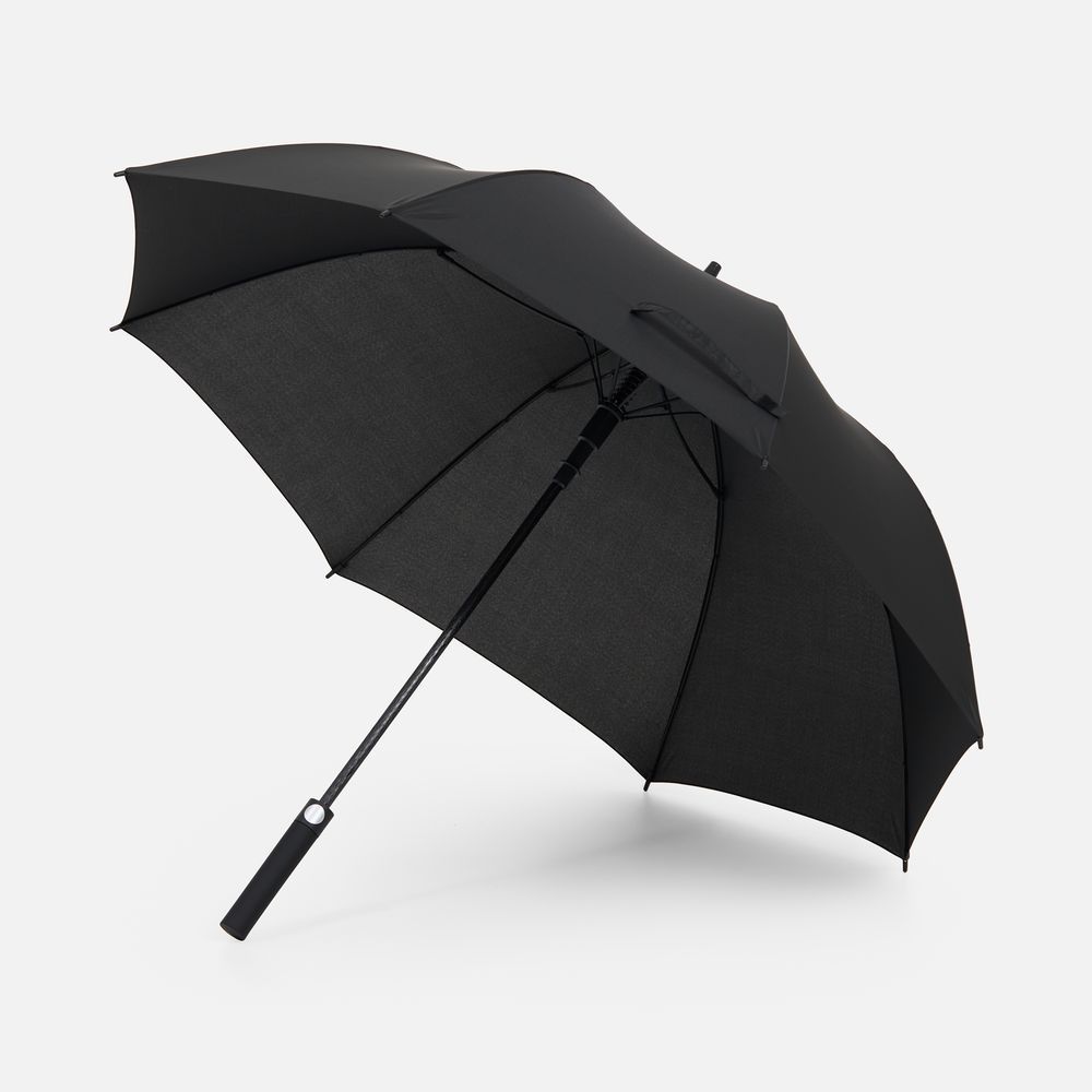 Зонты трости с логотипом с печатью логотипа. Зонт-трость Simple Golf по цене 1 386 ₽ руб. (артикул 18781.30) Зонт-трость Simple Golf, черный