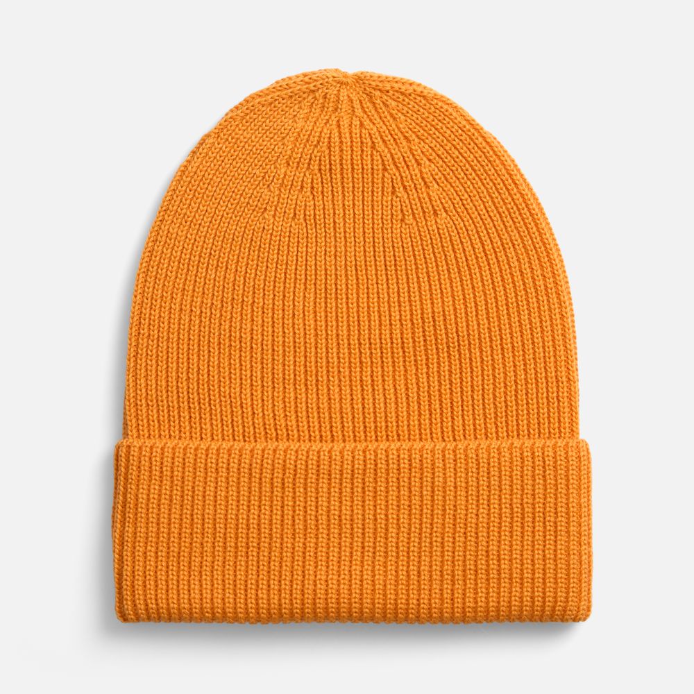 Шапка Nobilis Mono, оранжевая (абрикос) с логотипом