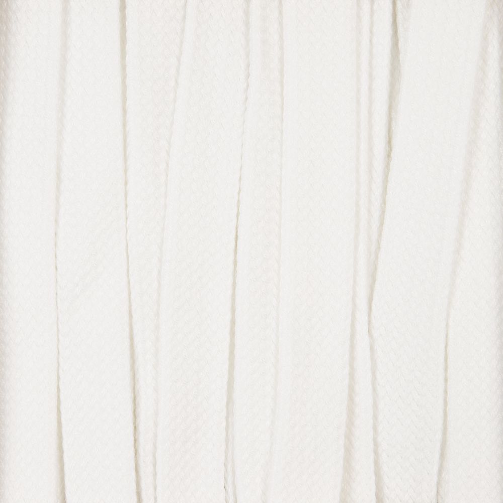 Плоский шнур Cord XL, белый, 190 см с логотипом