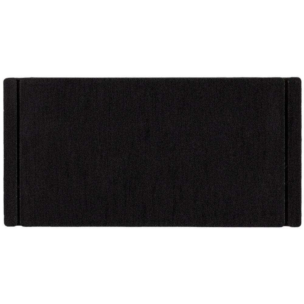 Лейбл из ПВХ Dzeta, XS, черный с логотипом