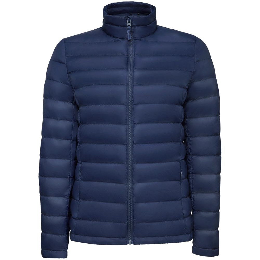 Куртка женская Wilson Women, темно-синяя с логотипом