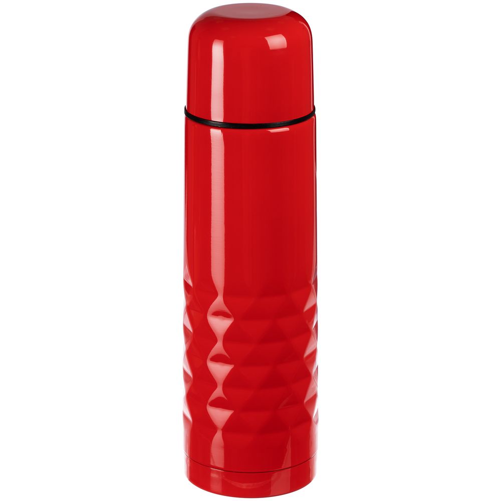 Термос Prismatic, красный с логотипом