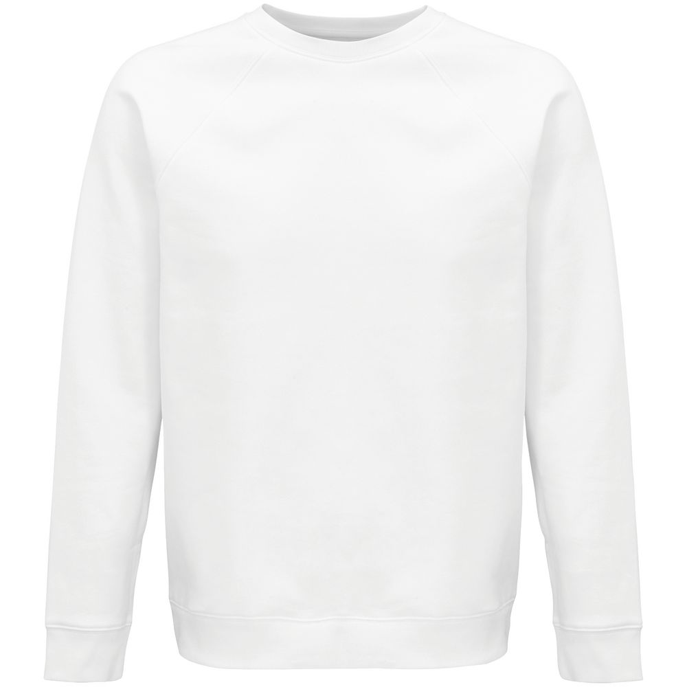 Свитшот унисекс Space, белый с логотипом