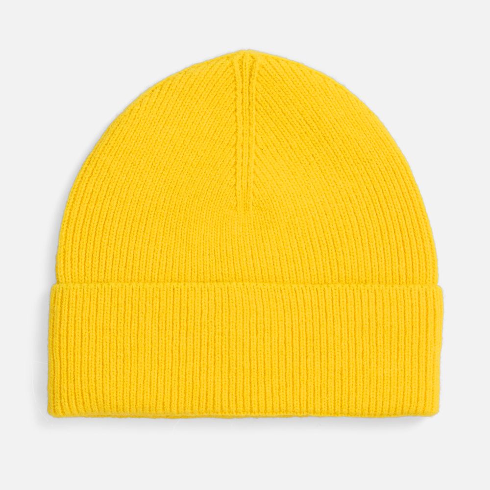 Шапка Color Boom, желтая с логотипом