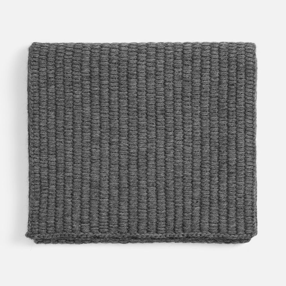 Шарф Frissonelle, серый меланж с логотипом