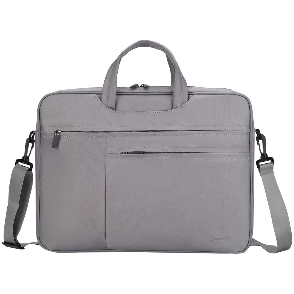 Cумка для ноутбука L235, светло-серая с логотипом