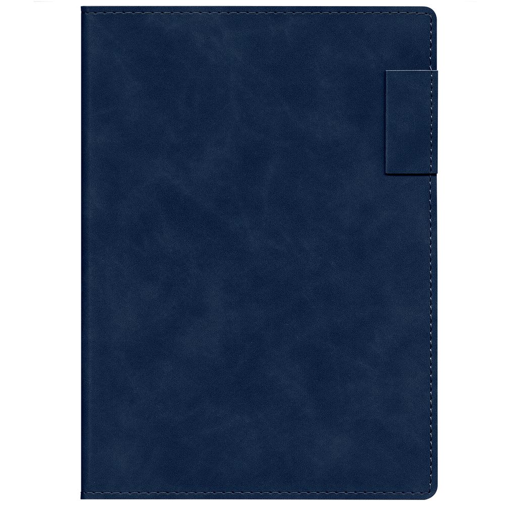 Ежедневник Lable Touch, недатированный, темно-синий с логотипом