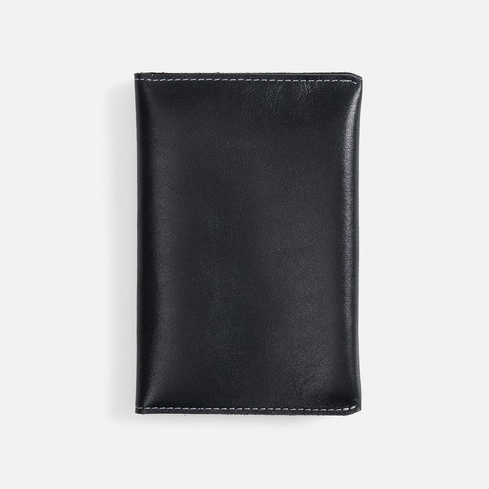 Обложка для паспорта Apache, ver.2, черная с логотипом