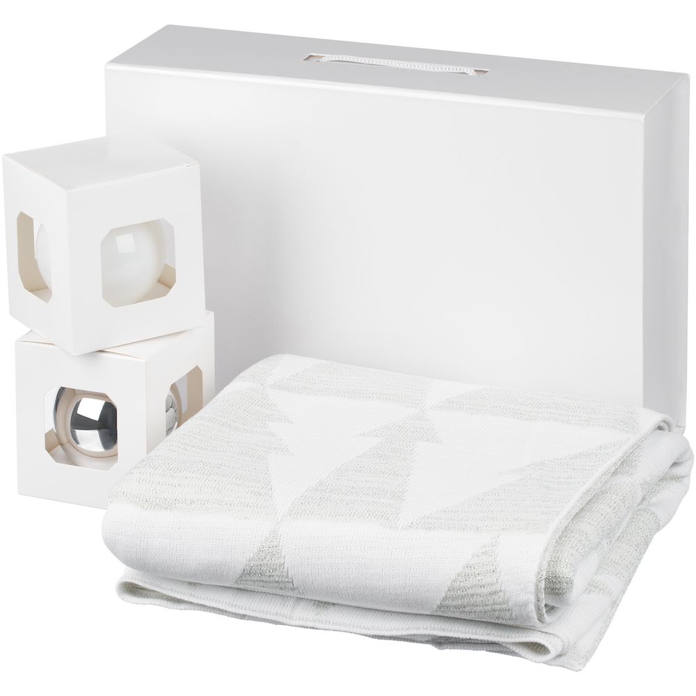 Набор Dancing Queen, белый с серебристым с логотипом