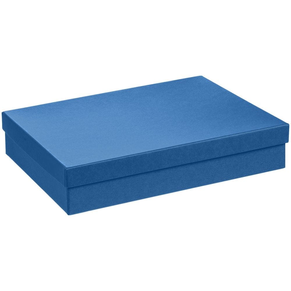 Коробка Giftbox, синяя с логотипом