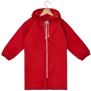 Дождевик детский Rainman Kids, красный с логотипом