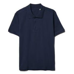 Рубашка поло мужская Virma Stretch, темно-синяя (navy) с логотипом