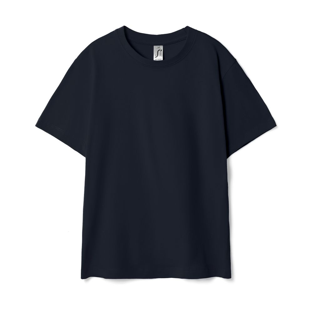 Футболка детская Regent Kids 150, кобальт (темно-синяя) с логотипом
