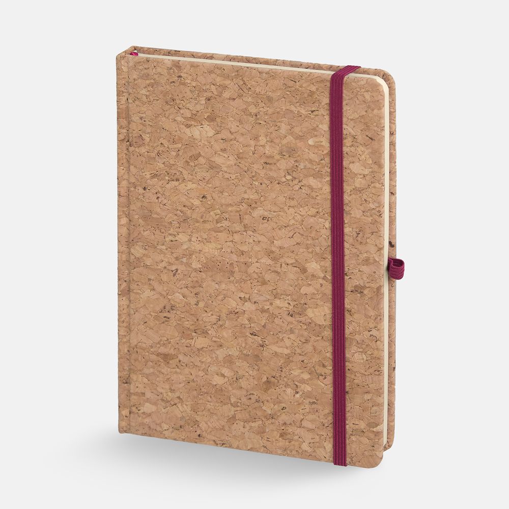 Блокнот Corkfolio, красный с логотипом