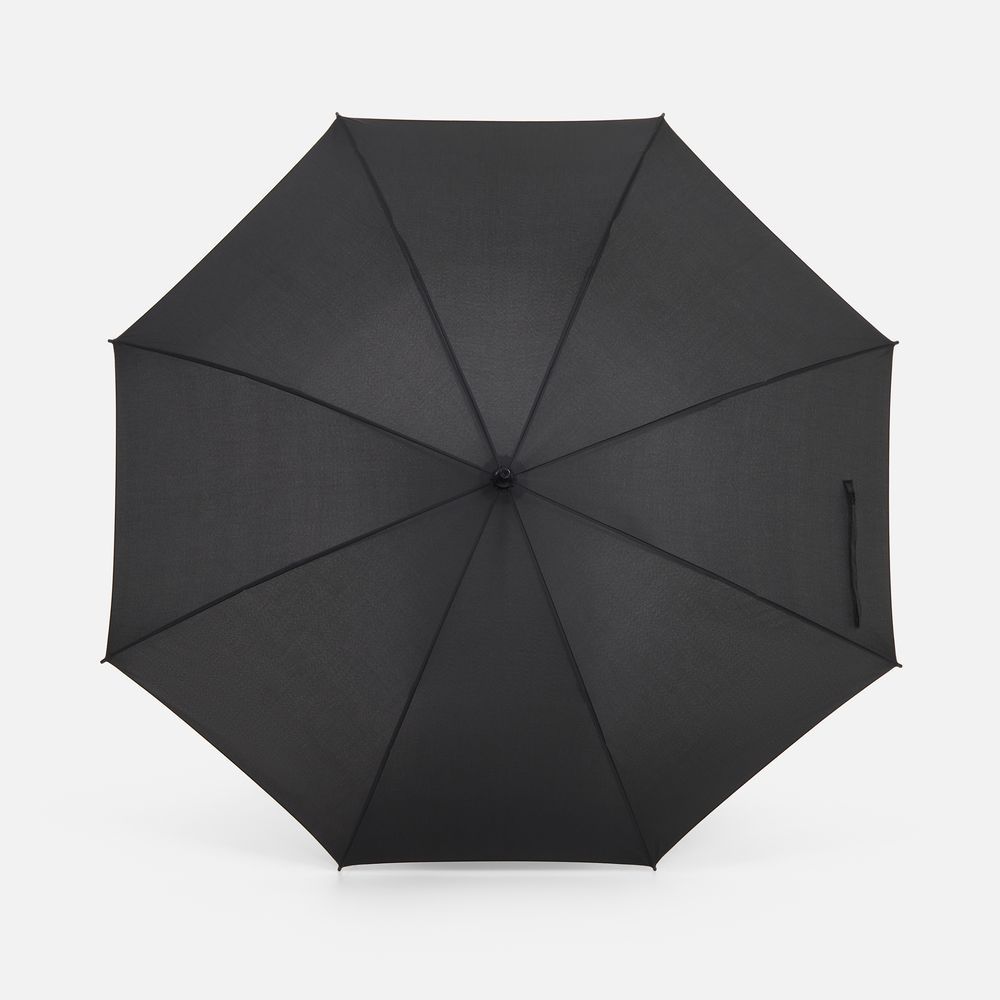 Зонты трости с логотипом с печатью логотипа. Зонт-трость Simple Golf по цене 1 386 ₽ руб. (артикул 18781.30) Зонт-трость Simple Golf, черный