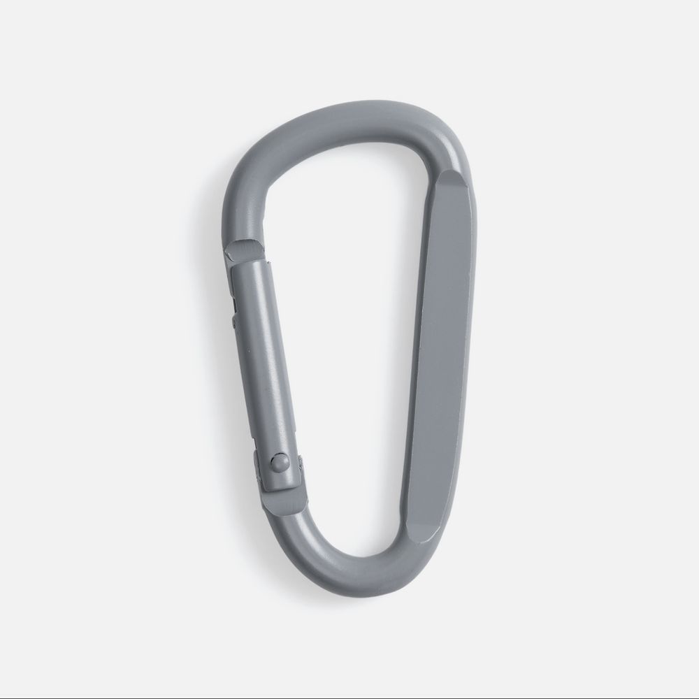 Карабин Raby, серый с логотипом