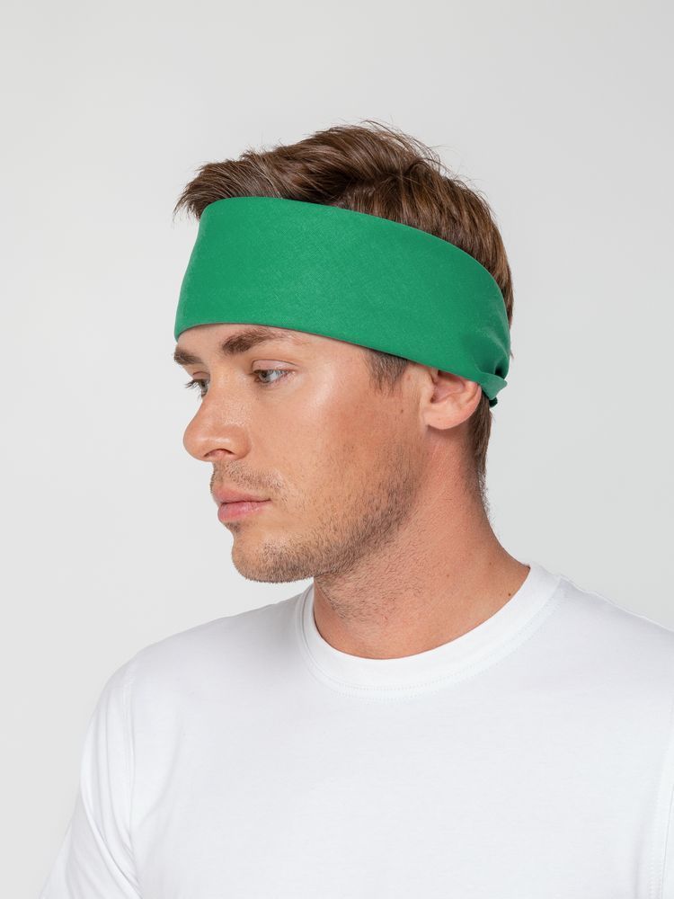 Аксессуары с печатью логотипа. Бандана Overhead по цене 209 ₽ руб. (артикул 16402.90) Бандана Overhead, зеленая