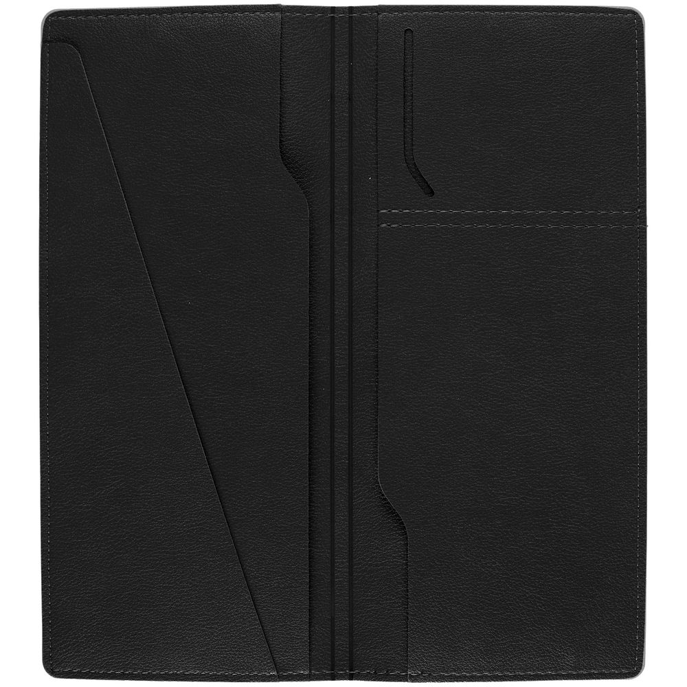 Органайзер для путешествий Petrus, черный с логотипом