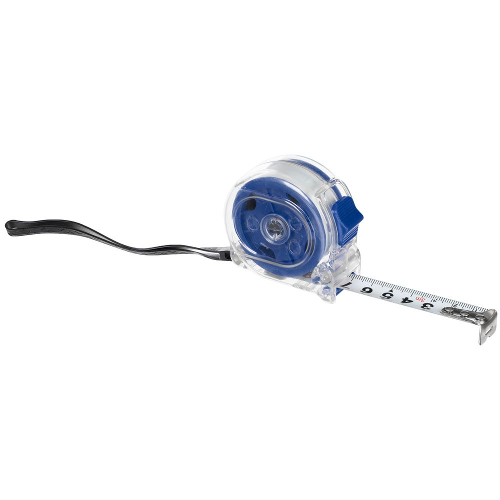 Рулетка Selvaksi, 3 м, синяя с логотипом