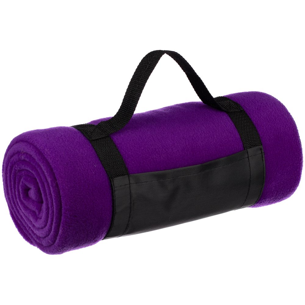 Дорожный плед Voyager 2, фиолетовый с логотипом