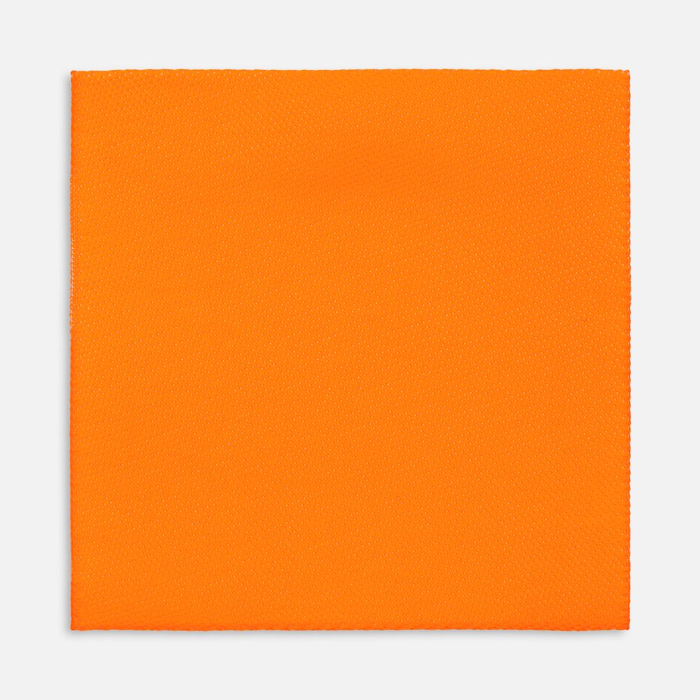 Лейбл тканевый Epsilon, L, оранжевый неон с логотипом