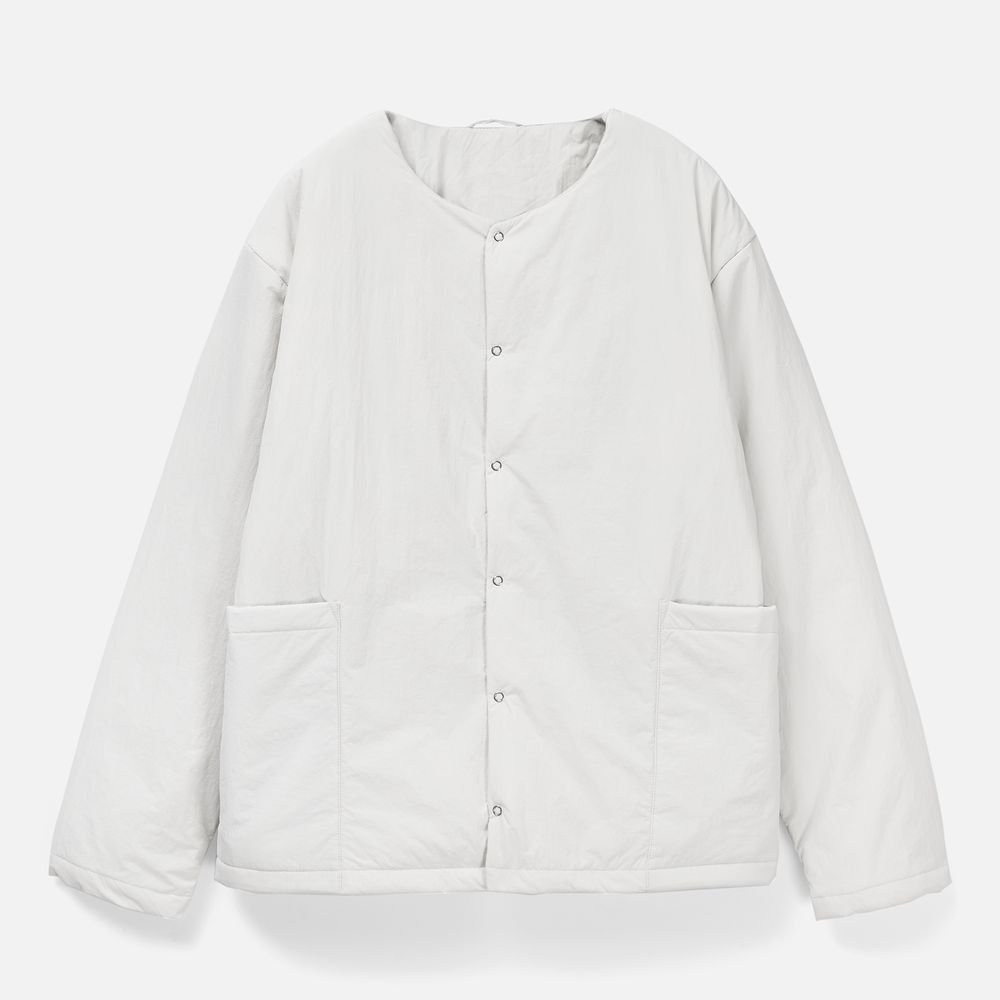 Куртка унисекс Veter, молочно-белая с логотипом