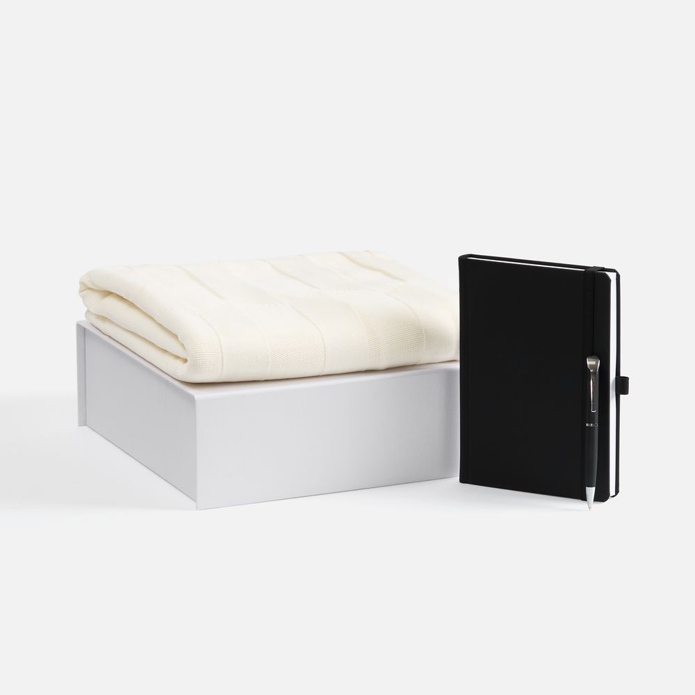 Набор Favor Warm, черный с белым с логотипом