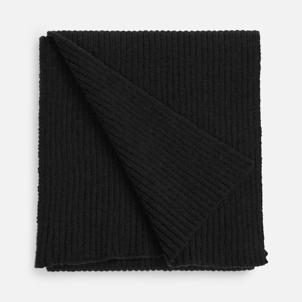 Шарф Laconi, черный с логотипом