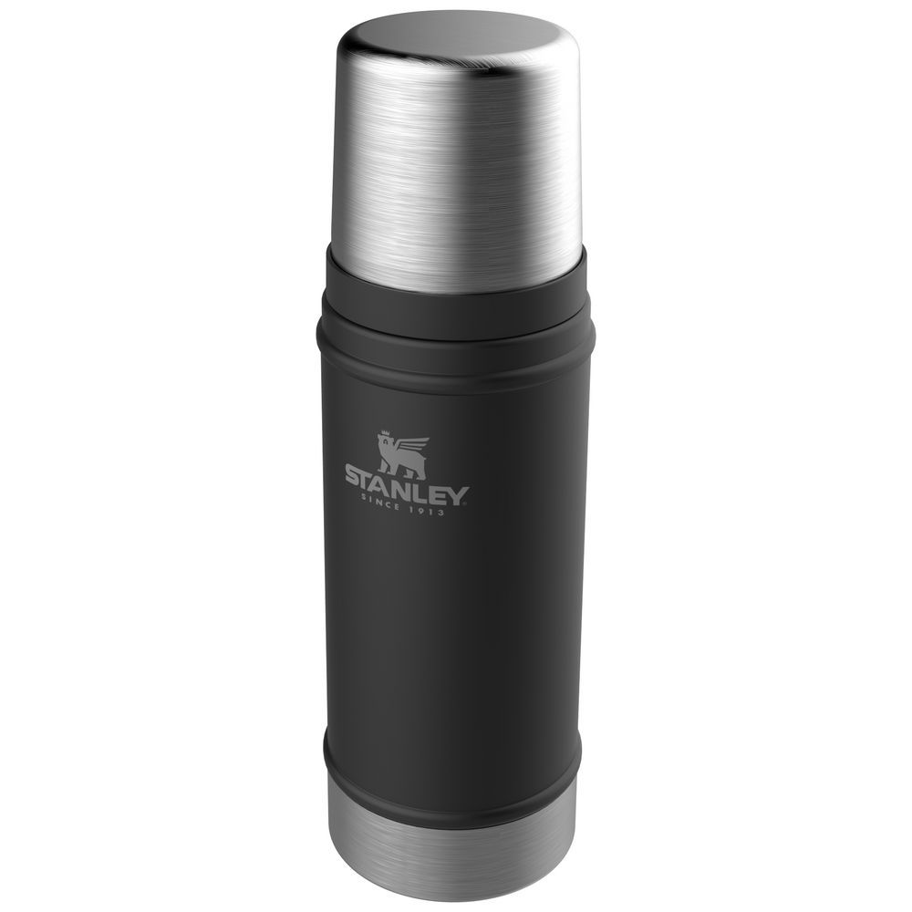 Термос Stanley Classic 470, черный с логотипом