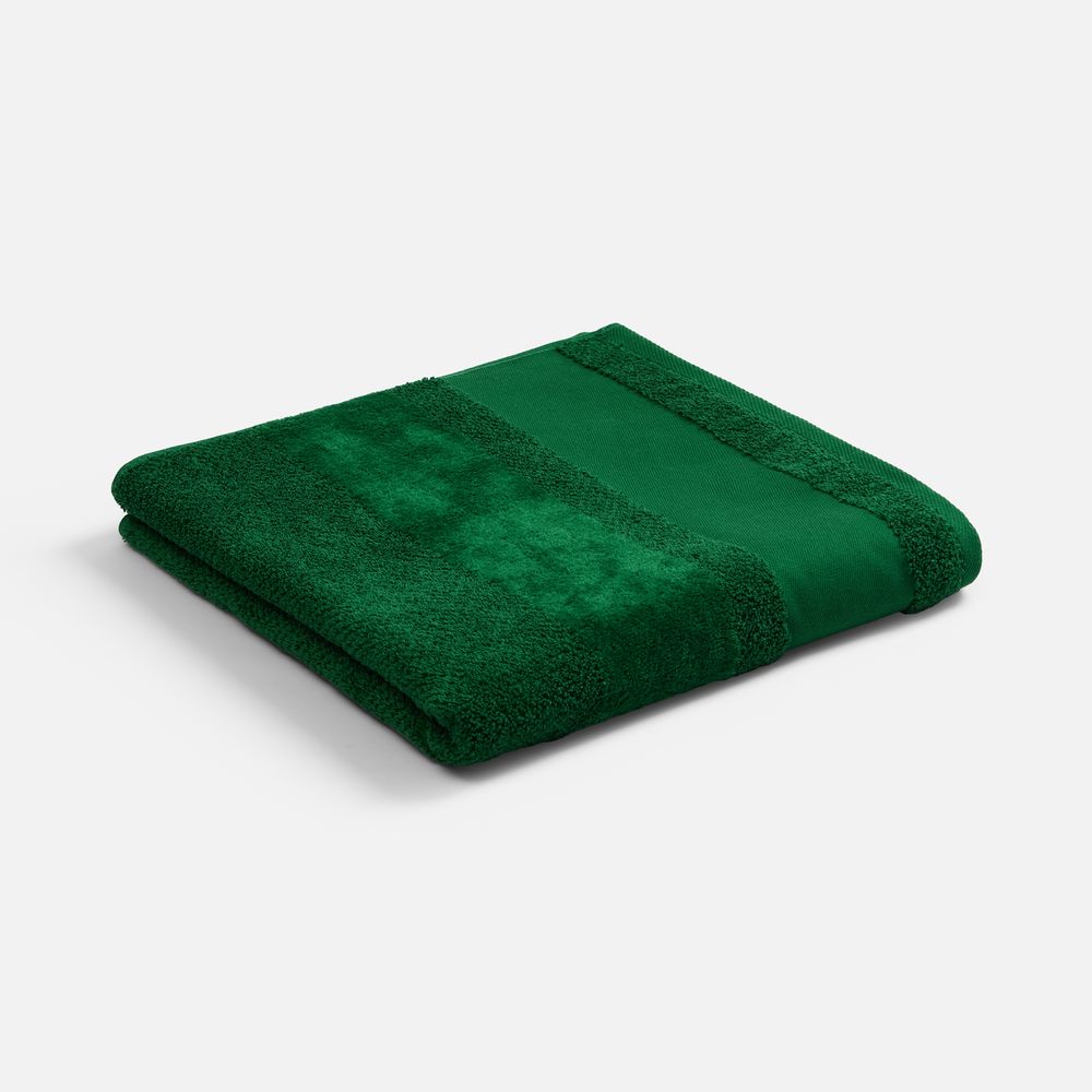 Полотенце Molan, большое, темно-зеленое с логотипом